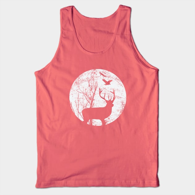 Stag Night Tank Top by modernistdesign